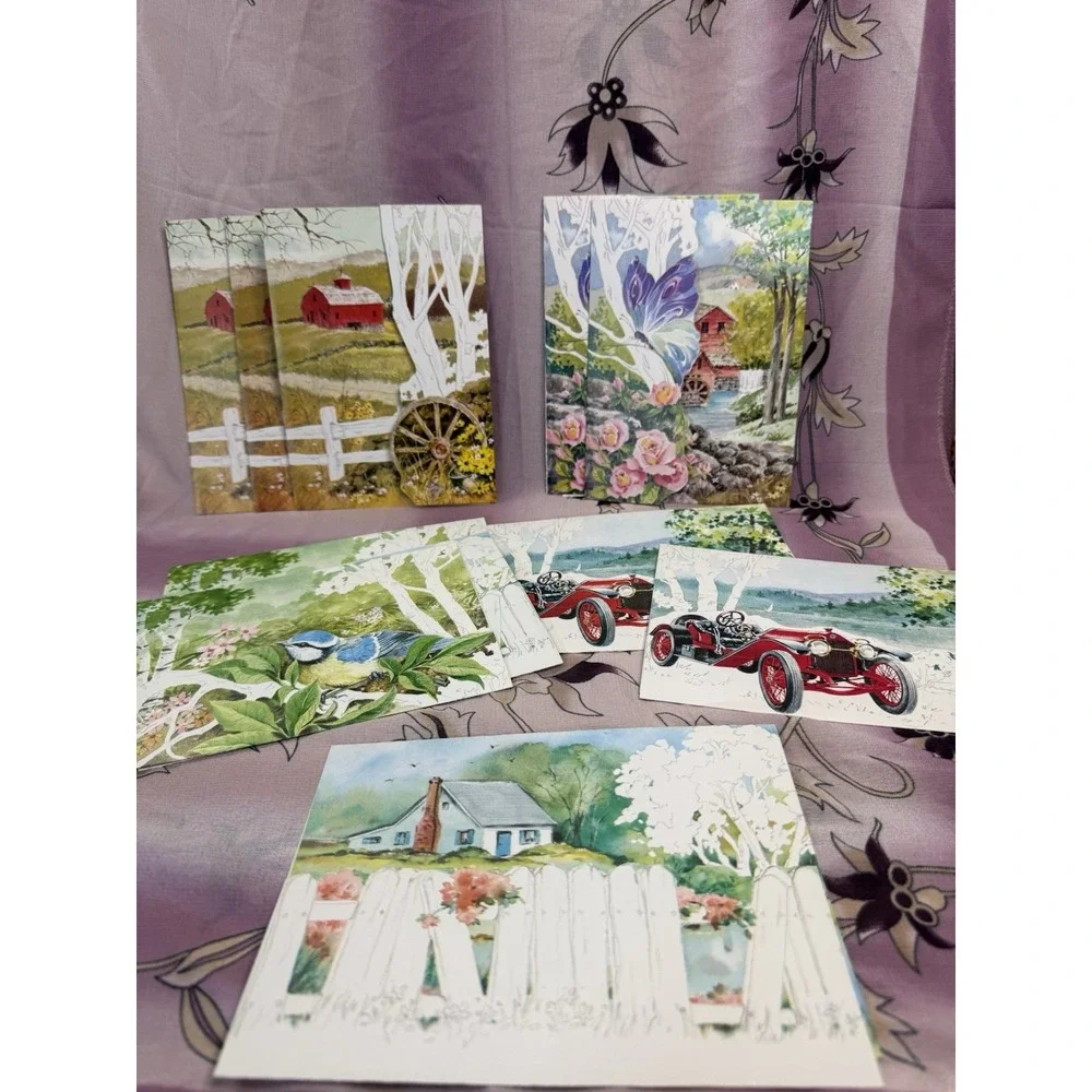 Lot Of 46‎ Vintage Greeting Cards With Envelopes